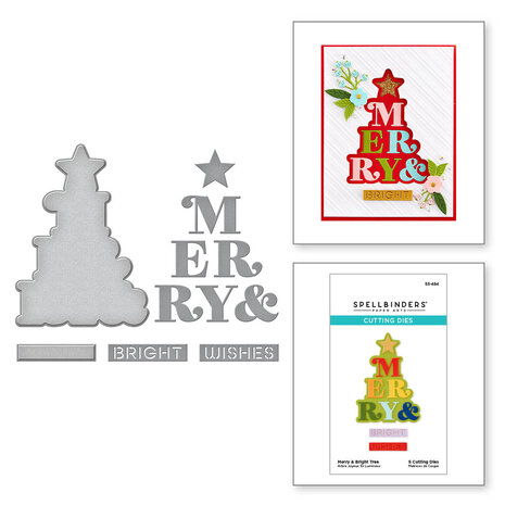 Spellbinders - Merry & Bright Etched Dies