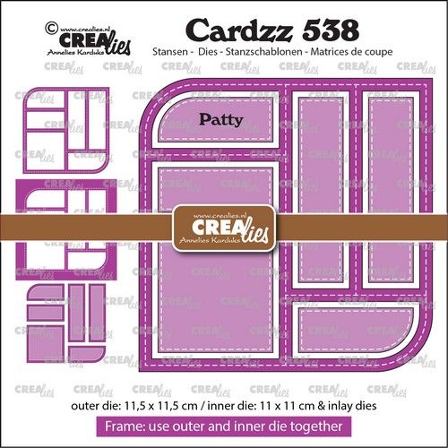 Crealies Cardzz Rahmen & Inlay Patty