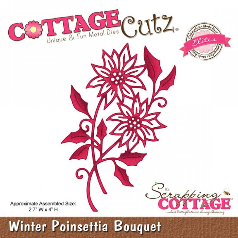 cottagecutz-winter-poinsettia-bouquet-elites-weihnachtsstern-strauss