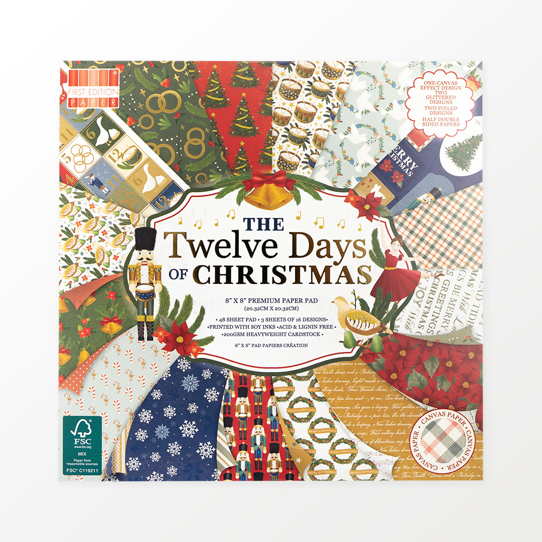 first-edition-twelve-days-of-christmas-8x8-inch-pa