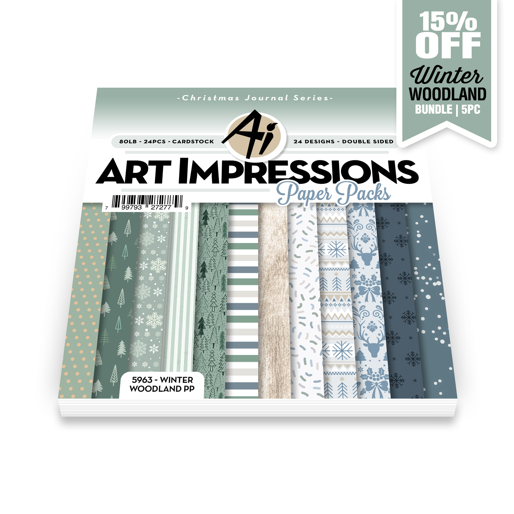 Art Impressions - Winter Woodland Paper Pack