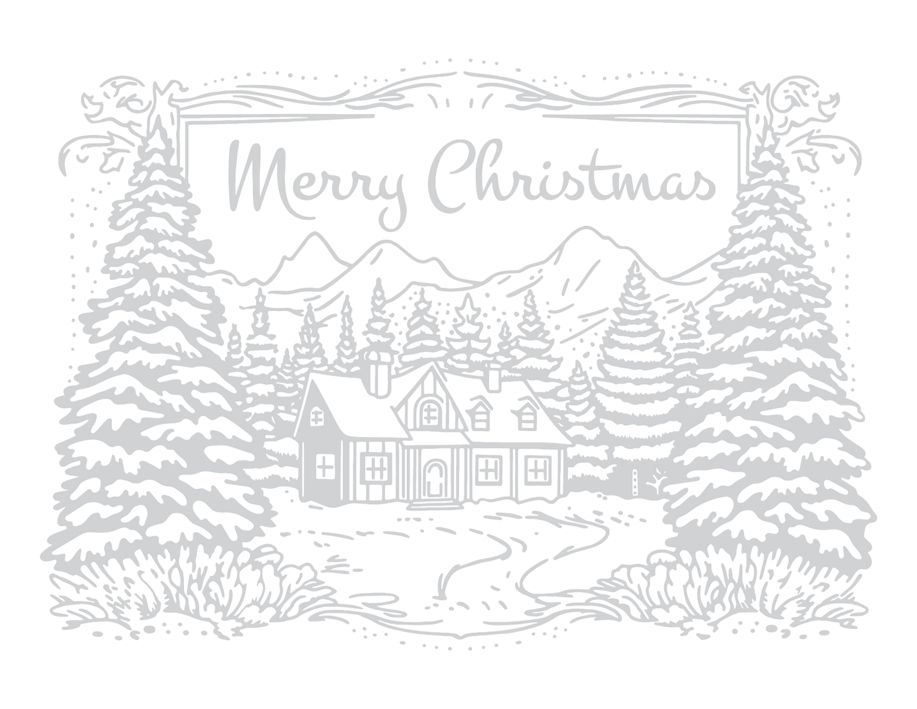 LDRS Creative Merry Christmas Impress-ion Press + Foil Plate 