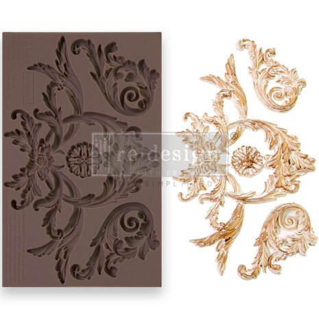 Re-Design with Prima - Kacha Majestic Flourish 5x8 Inch Decor Mould