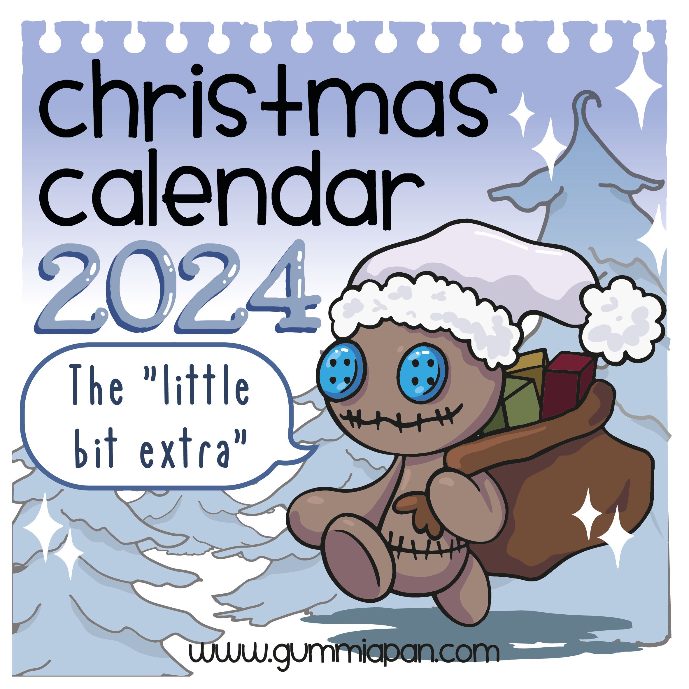 VORBESTELLUNG - Gummiapan: "The little bit extra" Christmas Calendar 2024