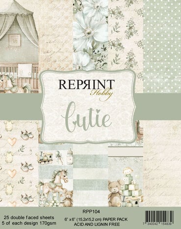 Reprint -Cutie 6x6 Inch Paper Pack