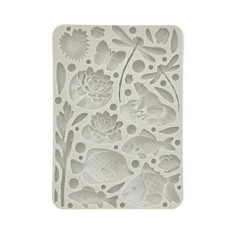 Stamperia - Forest Silicon Mould A5 Fish and Dragonfly