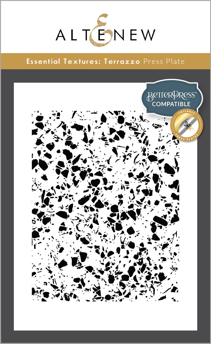 Altenew - Essential Textures: Terrazzo Press Plate/Foil Plate