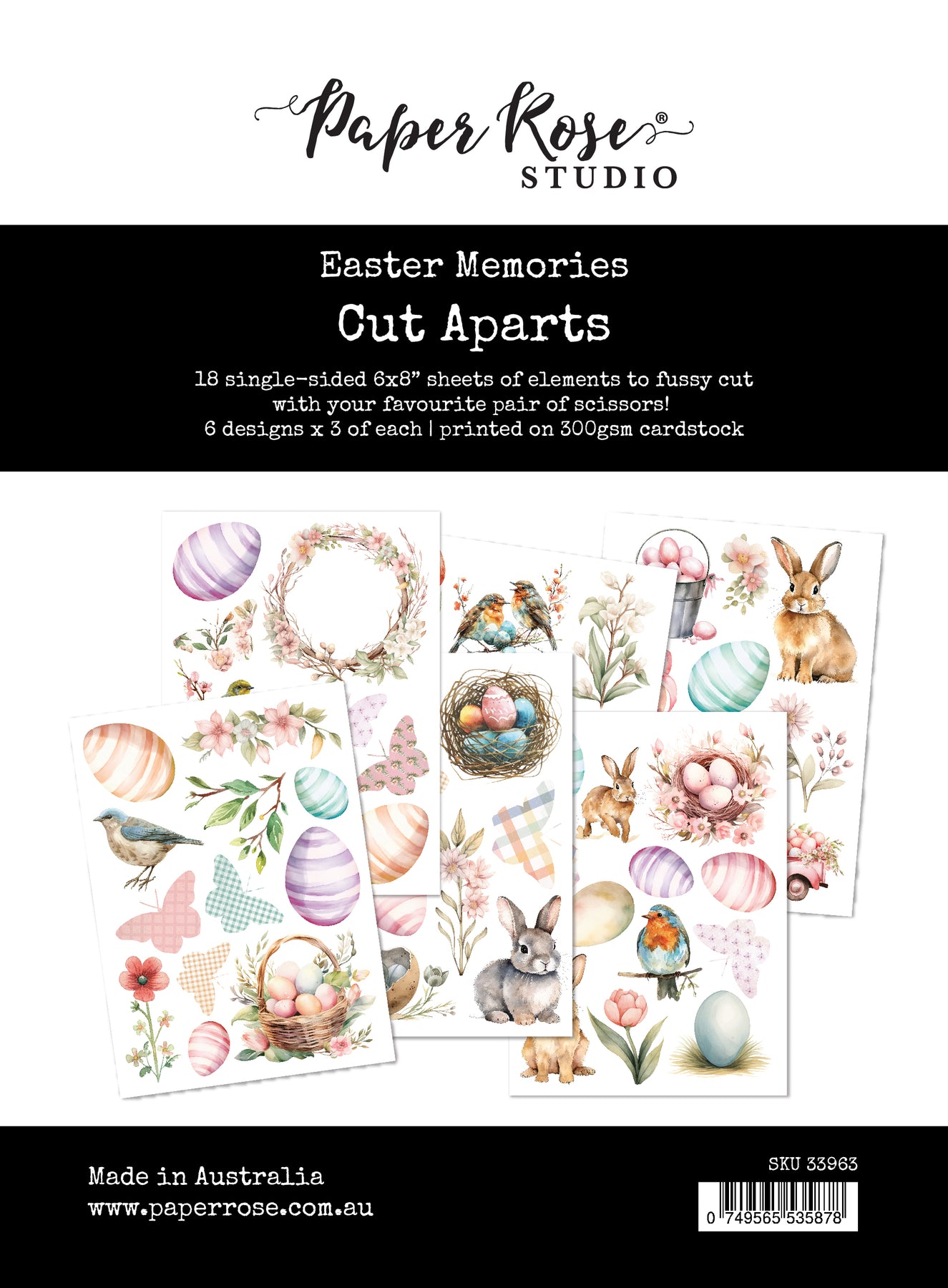 Paper Roses - Easter Memories Cut Aparts Paper Pack