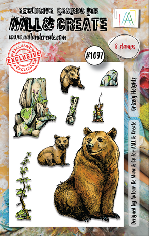 AALL & Create - Stamp Set A7 Grizzly Heights