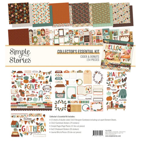 Simple Stories Simple - Cider & Donuts Collector's Essential Kit 