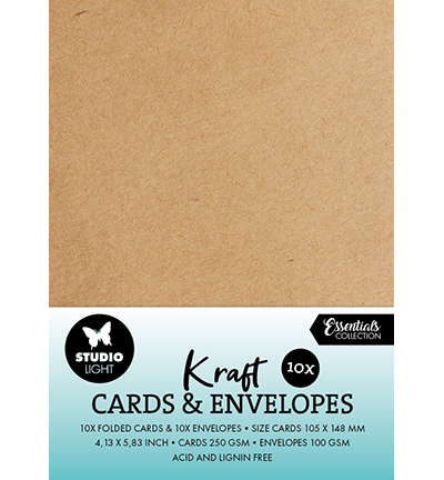 Cards & Envelopes Kraft A6 Consumables nr.04