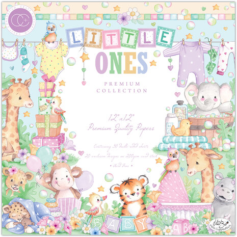 Craft Consortium- Little Ones 12x12 Inch Premium Paper Pad 