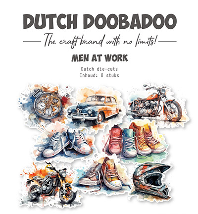 Dutch Doobadoo  Dutch Die-cuts Men at work