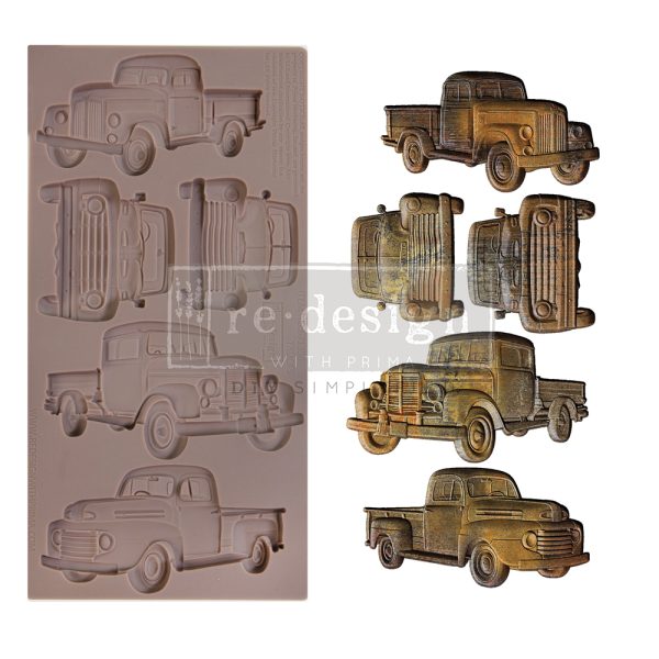 Re-Design with Prima - Decor Moulds® – Trucks  5″x10″x8mm