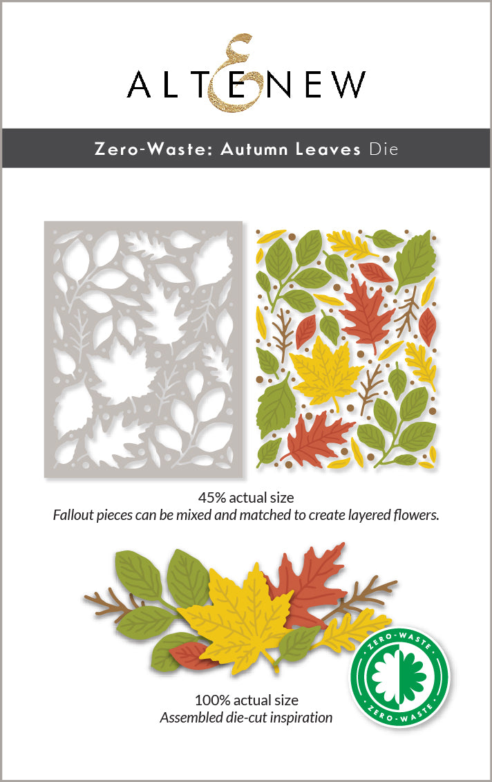 Altenew - Zero-Waste: Autumn Leaves Die