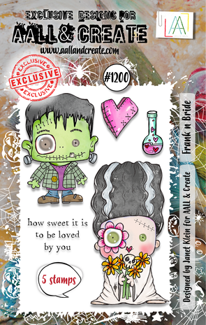 AALL & Create - Stamp Set A7 Frank n Bride 