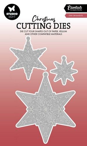 Studio Light Cutting Dies Star ornaments Essentials nr.850