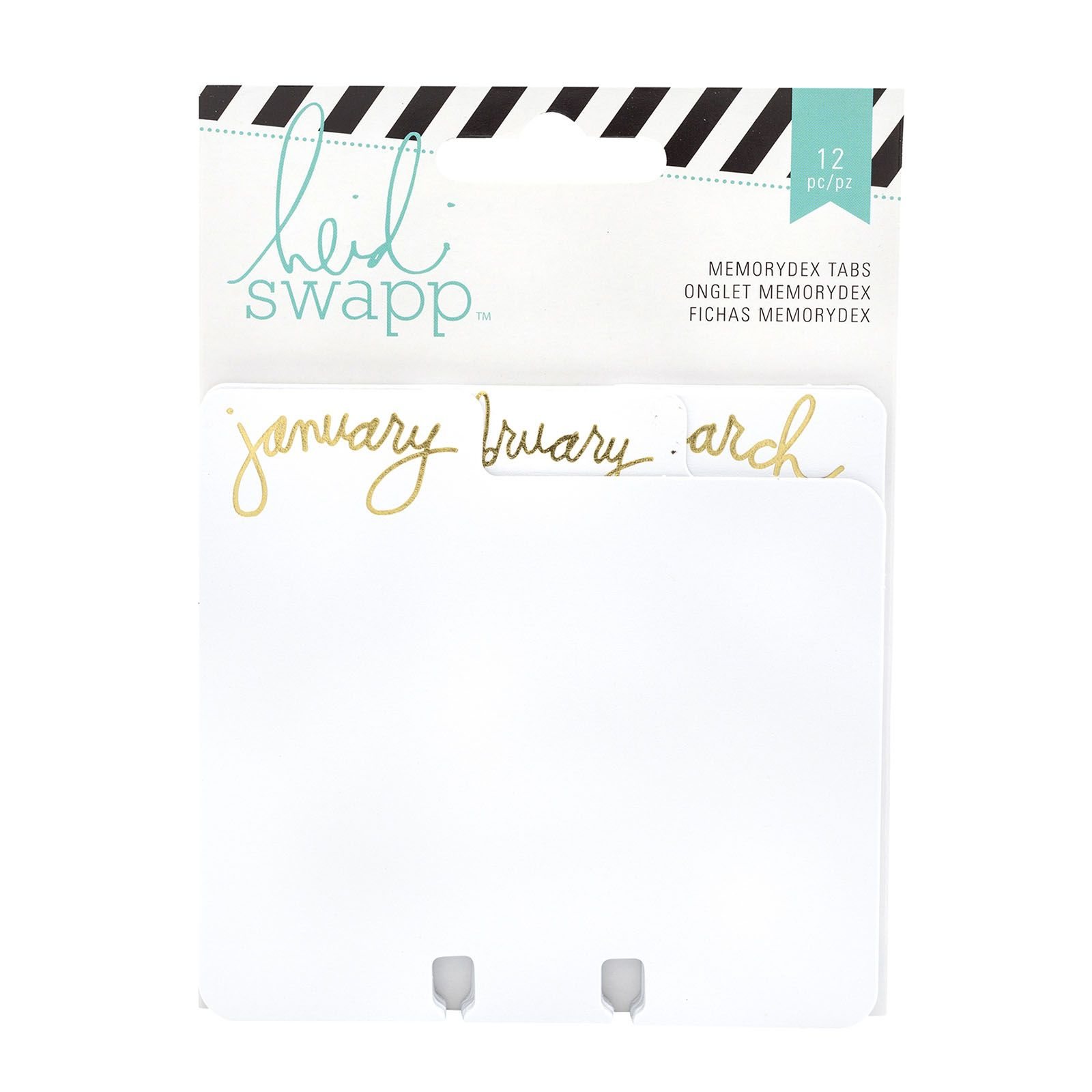 Heidi Swapp • MemoryDex monthly cards Gold foil