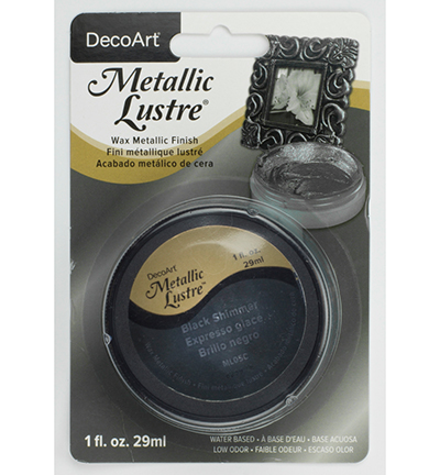 DecoArt - Metallic Lustre, Black Shimmer