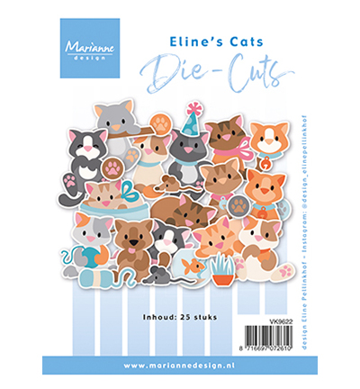 Marianne D Die-cuts Eline's cats