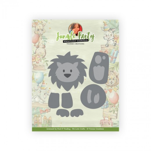 Dies - Yvonne Creations - Jungle Party - Jungle Lion 