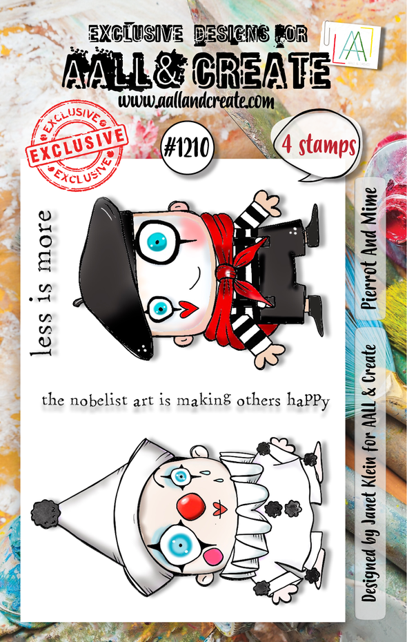 AALL & Create - Stamp Set A7 Pierrot And Mime