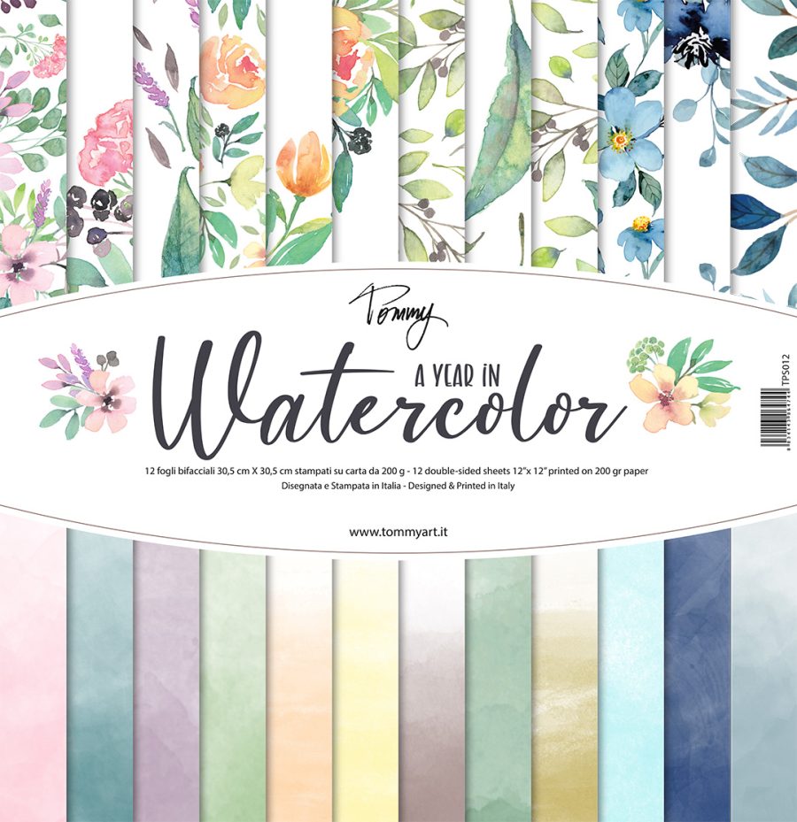 Tommy paper pack – A year in watercolor