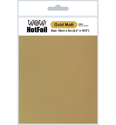 Wow! Hot Foil - Hot Foil, Gold Matt