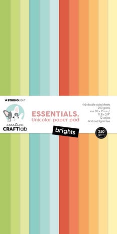 Studio Light - Brights Essentials Unicolor Paper Pad