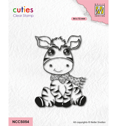 Nellies Choice Clearstempel - Zebra