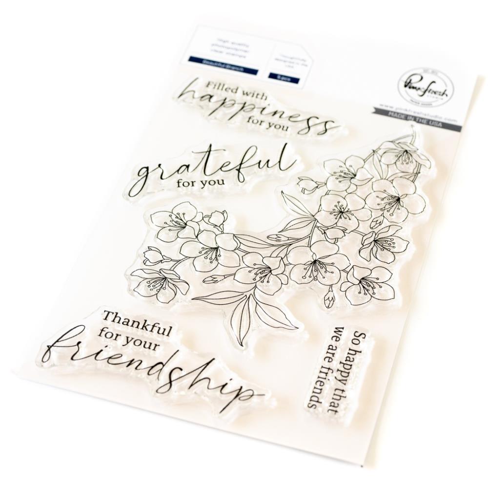 Pinkfresh Studio Clear Stamp Set 4"X6" - Beautiful Branch