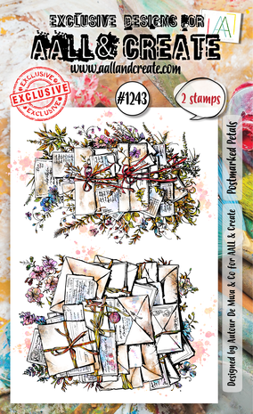 AALL & Create - Stamp Set A6 Postmarked Petals