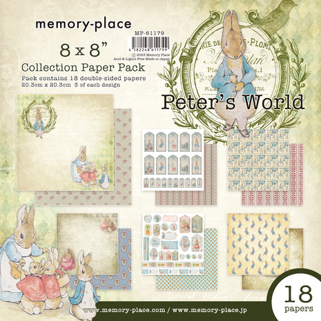 Memory Place - Peter's World 8x8 Inch Paper Pack