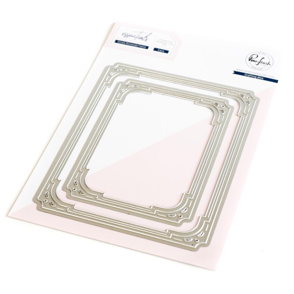 Pinkfresh Studio Essentials Die Set -  Ornate Rectangle Frame 