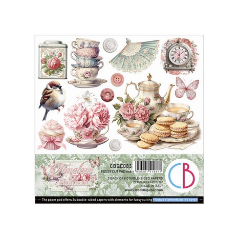 Ciao Bella - Timeless Moments 6x6 Inch Fussy Cut Pad (24pcs)