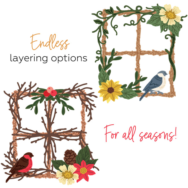 Honey Bee - Lovely Layers: Seasonal Frame - Honey Cuts