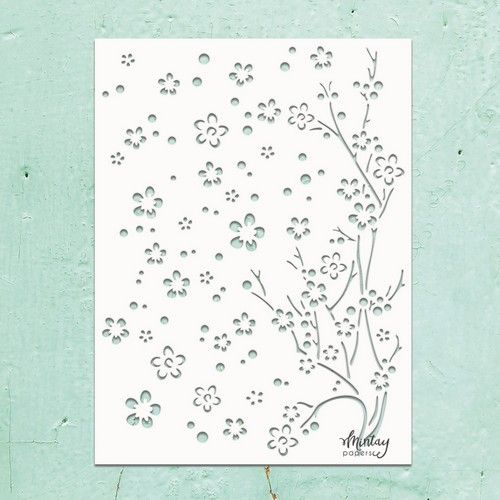 Mintay Kreativa - 6 x 8 Stencil - Bloom