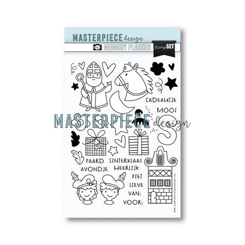 Masterpiece Clear stampset - Sint&Piet 6x8