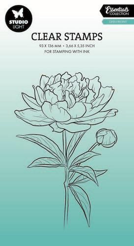 Studio Light Clear Stamp Open peony Essentials nr.694