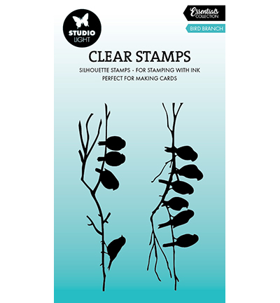 SL Clear Stamp - Bird branch Essentials nr.785