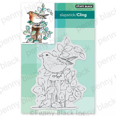 Penny Black - CHIRPING (CLING RUBBER STAMP) 3.63 x 4.75"