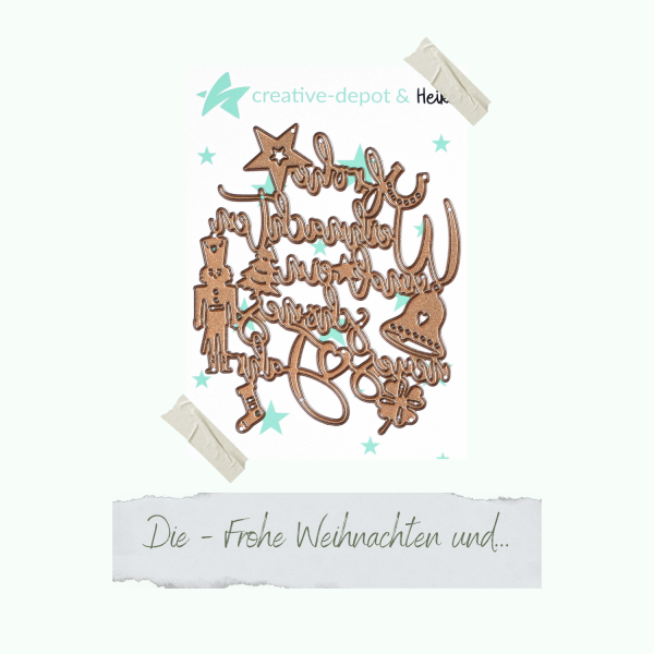 Creative Depot - Die - Frohe Weihnachten und ...