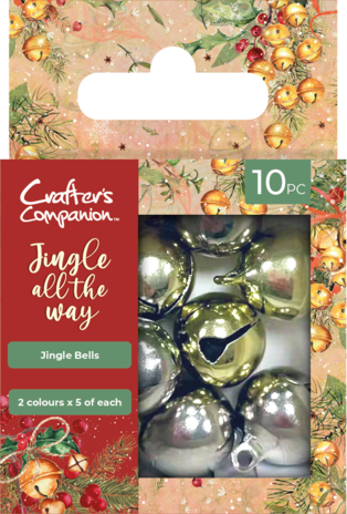 Crafters Companion - Jingle All The Way Jingle Bells (10pcs)