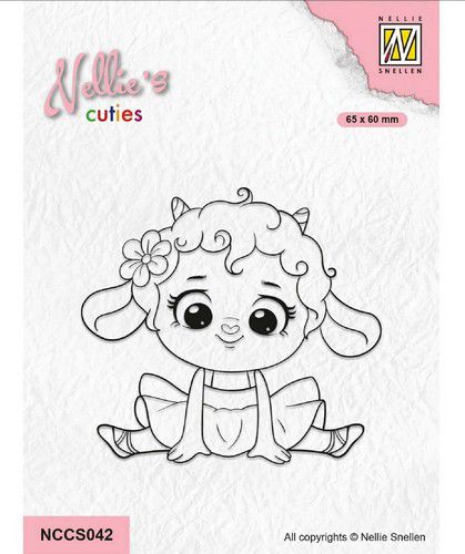 Nellie Choice Nellie‘s Cuties Clear Stamp Little Lamb