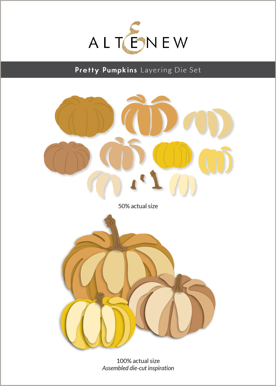 Altenew - Pretty Pumpkins Layering Die Set