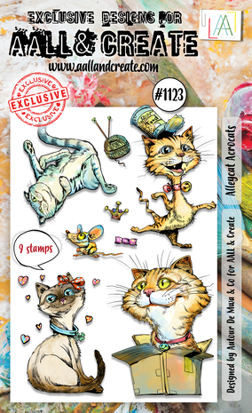 AALL and Create - Stamp Set A6 Alleycat Acrocats