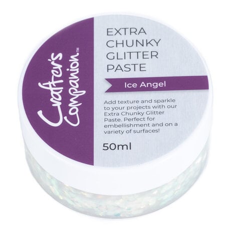 Crafters Companion - Extra Chunky Glitter Paste Ice Angel 50ml