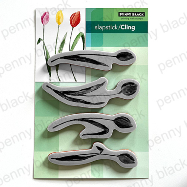 Penny Black - SLENDER TULIPS (CLING RUBBER STAMPS)