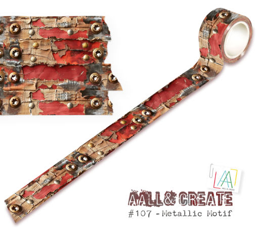 AALL and Create - Washi Tape 25mm 10m Metallic Motif