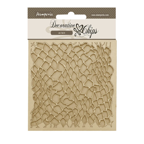 Stamperia - Songs of the Sea Decorative Chips Net